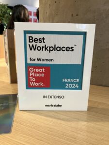 trophée Best workplaces for women 2024